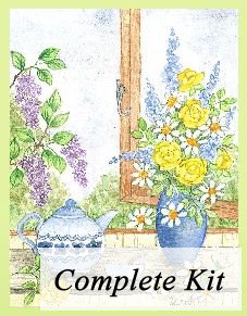By the Window Embroidery Kit 1