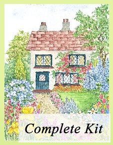 Garden Shed Embroidery Kit 1