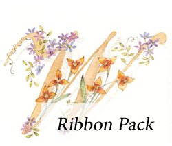 Letter W Ribbon Pack 1