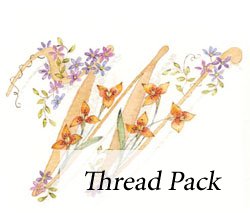 Letter W Thread Pack 1